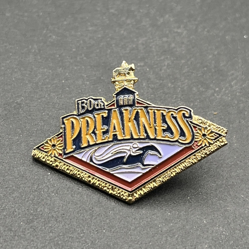 Preakness 130 Horse Racing Lapel Hat Pin